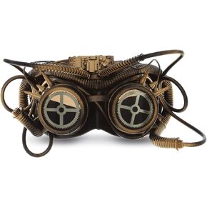 Attitude Studio Steampunk Goggles Steam Punk Glasses Cosplay Costume