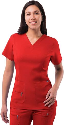 Adar Pro Scrubs for Women - Elevated V-Neck Scrub Top in Kuwait
