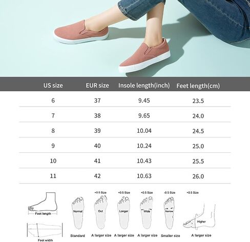 Women's Canvas Slip On Sneakers Non Slip Loafers | low top non slip on walking breathable casual comfortable fashion tennis in Saudi Arabia