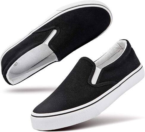 Women's Canvas Slip On Sneakers Non Slip Loafers | low top non slip on walking breathable casual comfortable fashion tennis in Kuwait