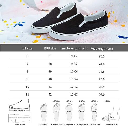 Women's Canvas Slip On Sneakers Non Slip Loafers | low top non slip on walking breathable casual comfortable fashion tennis in Kuwait