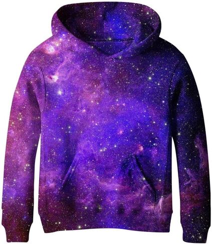 سترة SAYM Big Girls Galaxy Fleece Pockets وسترة وسترة بقلنسوة in Kuwait