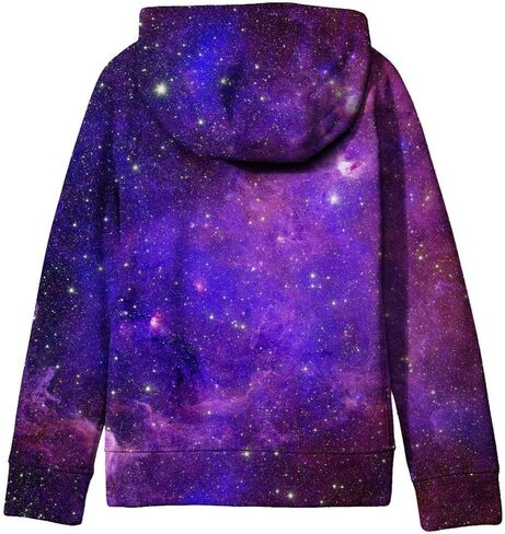 سترة SAYM Big Girls Galaxy Fleece Pockets وسترة وسترة بقلنسوة in Kuwait