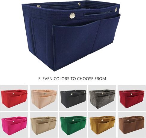 LEXSION Felt Purse Organizer Insert Bag organizer Multi Pocket Bag in Bag Organizer Shaper in Kuwait
