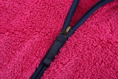 Girl's Jacket Kids Full Zip Ultra Soft Sherpa Fleece Hoodie Sweatshirt in Saudi Arabia