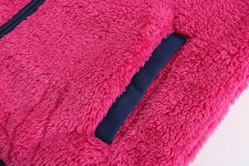 Girl's Jacket Kids Full Zip Ultra Soft Sherpa Fleece Hoodie Sweatshirt in Saudi Arabia