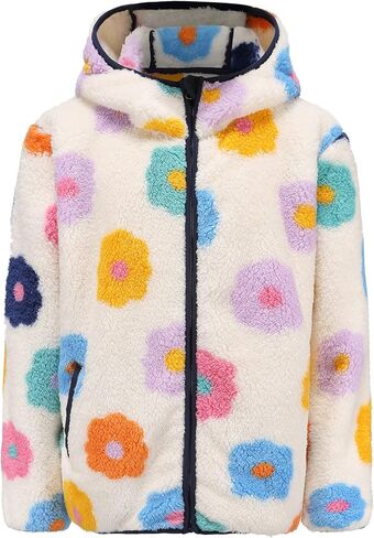 BTPEIHTD Girl's Soft Fleece sherpa Jacket Full Zip Hoodie in Kuwait