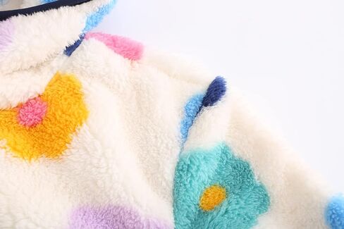 BTPEIHTD Girl's Soft Fleece sherpa Jacket Full Zip Hoodie in Kuwait
