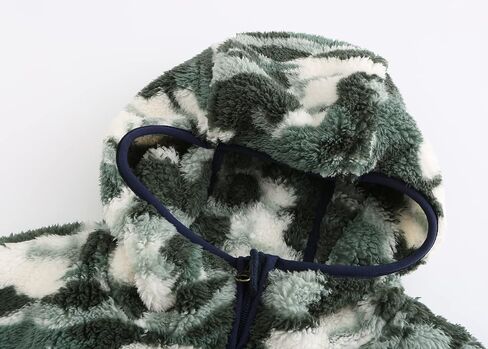BTPEIHTD Girl's Soft Fleece sherpa Jacket Full Zip Hoodie in Kuwait