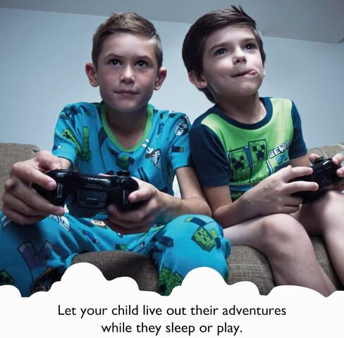 بيجامة قطنية كبيرة الحجم للأولاد من Minecraft in Saudi Arabia