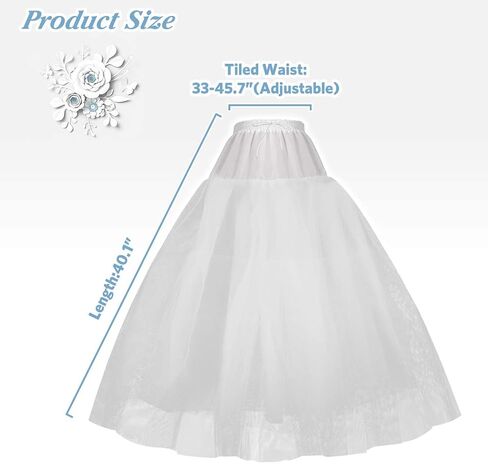 VeMee Women Wedding Petticoat Crinoline Underskirt Slips Underskirt for Women in Kuwait