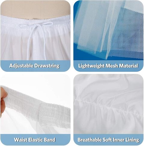 VeMee Women Wedding Petticoat Crinoline Underskirt Slips Underskirt for Women in Kuwait