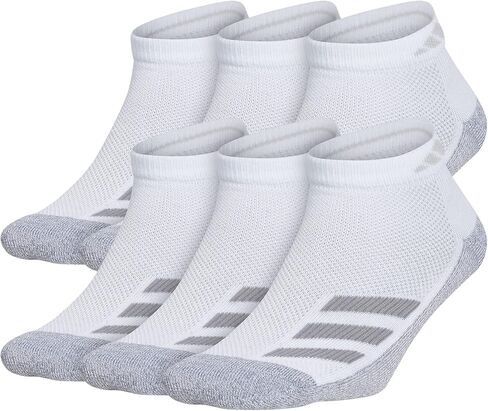 adidas Kids-Boy's/Girl's Cushioned Angle Stripe Low Cut Socks (6-Pair) in Saudi Arabia
