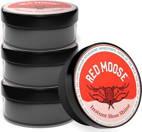 Instant Shoe Shine Sponge - 3pk Shoe Shine Sponges for Leather Shoes and Boots – Red Moose in Kuwait