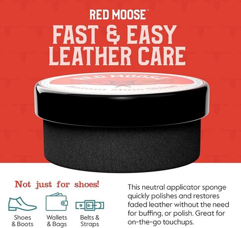 Instant Shoe Shine Sponge - 3pk Shoe Shine Sponges for Leather Shoes and Boots – Red Moose in Kuwait