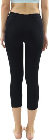 Private Island Women UPF50+ Capri Leggings Swimsuit Pants Beach Bathing Swim Rash Guard Bottom (RLCP) in Kuwait