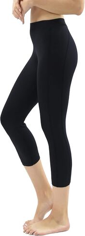 Private Island Women UPF50+ Capri Leggings Swimsuit Pants Beach Bathing Swim Rash Guard Bottom (RLCP) in Kuwait