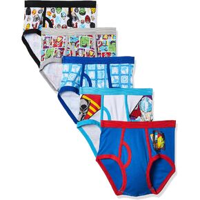 سراويل Marvel Boys' Avengers الداخلية بطبعات متنوعة تشمل Iron Man وHulk وThor والمزيد بمقاسات 4 و6 و8 in Kuwait