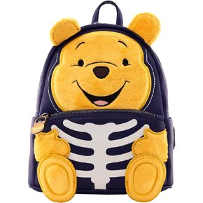 حقيبة ظهر Loungefly Disney: حقيبة ظهر صغيرة من Winnie The Pooh Skeleton Cosplay، حصريًا من Amazon in Kuwait