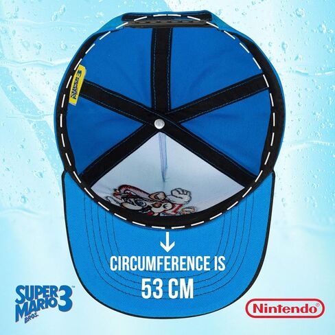 Nintendo Boys Super Mario Baseball Cap - Age 4-7 Blue in Saudi Arabia