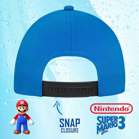 Nintendo Boys Super Mario Baseball Cap - Age 4-7 Blue in Saudi Arabia