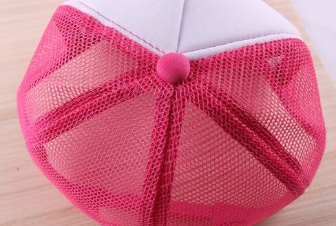 قبعة بتصميم وجه مبتسم للاطفال الصغار، قبعات سائق شاحنة نيون شبكية مع رقعة ابتسامة ترتر، قبعة بيسبول للاولاد والبنات in Kuwait