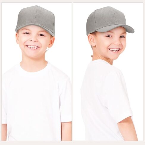 Xuhal 24 Pcs Summer Baseball Cap Plain Adjustable Kids Baseball Hat Blank Lightweight Boys' Running Headwear for Girls Unisex Hiking Outdoor Recreation in Kuwait