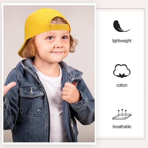 Xuhal 24 Pcs Summer Baseball Cap Plain Adjustable Kids Baseball Hat Blank Lightweight Boys' Running Headwear for Girls Unisex Hiking Outdoor Recreation in Kuwait
