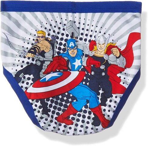 سراويل Marvel Boys' Avengers الداخلية بطبعات متنوعة تشمل Iron Man وHulk وThor والمزيد بمقاسات 4 و6 و8 in Kuwait