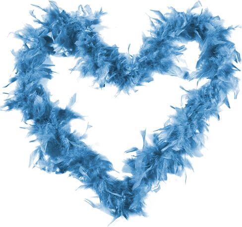 1st Choice feather Boa Colorful Chandelle Feather Boa 66ft Women Turkey Feather Boas for Party, Wedding Halloween Costume in Kuwait