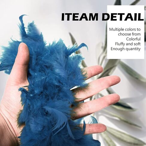 1st Choice feather Boa Colorful Chandelle Feather Boa 66ft Women Turkey Feather Boas for Party, Wedding Halloween Costume in Kuwait