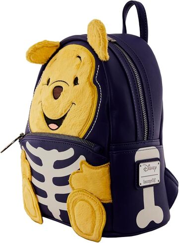 حقيبة ظهر Loungefly Disney: حقيبة ظهر صغيرة من Winnie The Pooh Skeleton Cosplay، حصريًا من Amazon in Kuwait