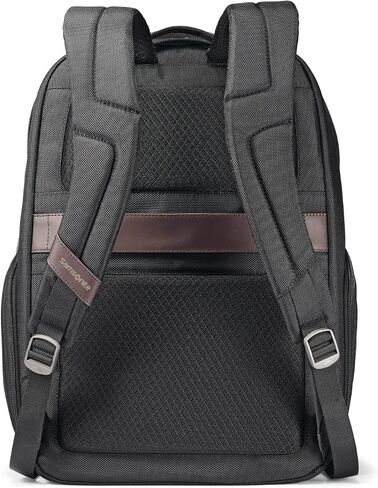 Samsonite Kombi Business Backpack, Black/Brown, 17.5 x 12 x 7-Inch in Saudi Arabia