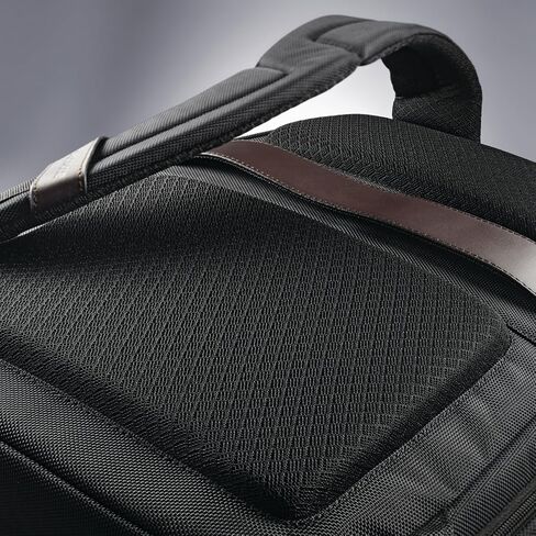 Samsonite Kombi Business Backpack, Black/Brown, 17.5 x 12 x 7-Inch in Saudi Arabia