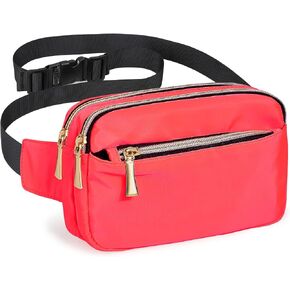 Fanny Packs for Women Men Fashion Plus Size Waist Pack Belt Bag Fanny Pack for Girls Boys with 5 Pockets Adjustable Belt, Cute Bum Bag Hip Bags for Travel Disney Running in Saudi Arabia