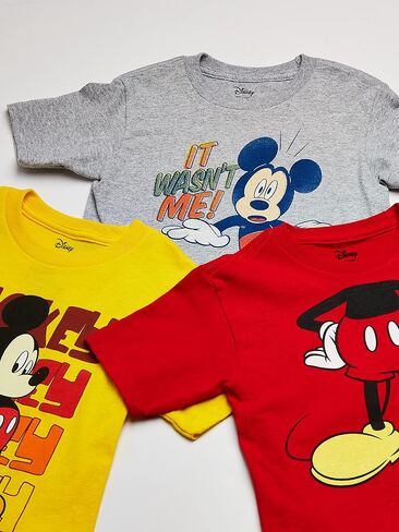 Disney Boys' Mickey Mouse 3-Pack T-Shirts in Saudi Arabia