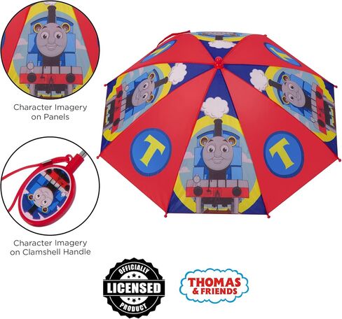Mattel Boys Thomas Rain Wear, Umbrella And Poncho Raincoat Set For Ages 2-5 in Saudi Arabia