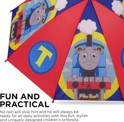 Mattel Boys Thomas Rain Wear, Umbrella And Poncho Raincoat Set For Ages 2-5 in Saudi Arabia