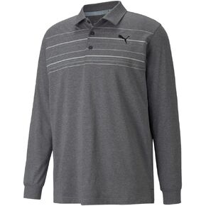 PUMA GOLF Men's Standard Mattr Longsleeve Polo in Saudi Arabia