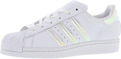 adidas Originals Superstar Sneaker, White/Core White/Black, 5 US Unisex Big Kid in Saudi Arabia