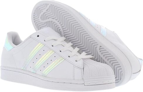 adidas Originals Superstar Sneaker, White/Core White/Black, 5 US Unisex Big Kid in Saudi Arabia