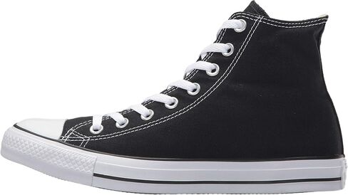 Converse Chuck Taylor All Star High Top Sneaker, Black (White Sole), Size 5.5 in Saudi Arabia