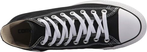 Converse Chuck Taylor All Star High Top Sneaker, Black (White Sole), Size 5.5 in Saudi Arabia