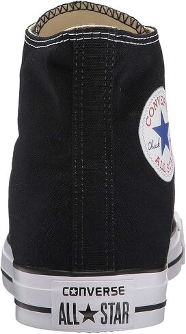 Converse Chuck Taylor All Star High Top Sneaker, Black (White Sole), Size 5.5 in Saudi Arabia
