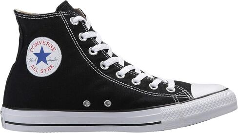 Converse Chuck Taylor All Star High Top Sneaker, Black (White Sole), Size 5.5 in Saudi Arabia