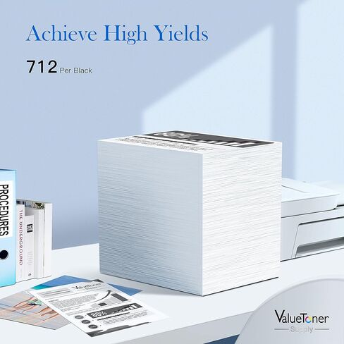 ValuetonerSupply استبدال خرطوشة حبر سوداء 61 المعاد تصنيعها ل HP 61XL 61 XL ل HP Envy 4500 5530 5534 5535 Deskjet 1000 1056 1010 1512 2540 3050A Officejet 620 طابعة (2 أسود) in Kuwait
