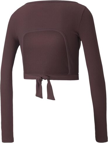 PUMA Women's Classics Ribbed Long Sleeve Top in Saudi Arabia