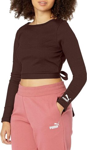 PUMA Women's Classics Ribbed Long Sleeve Top in Saudi Arabia