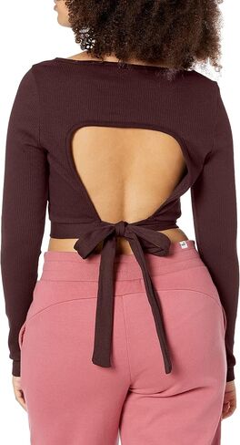 PUMA Women's Classics Ribbed Long Sleeve Top in Saudi Arabia
