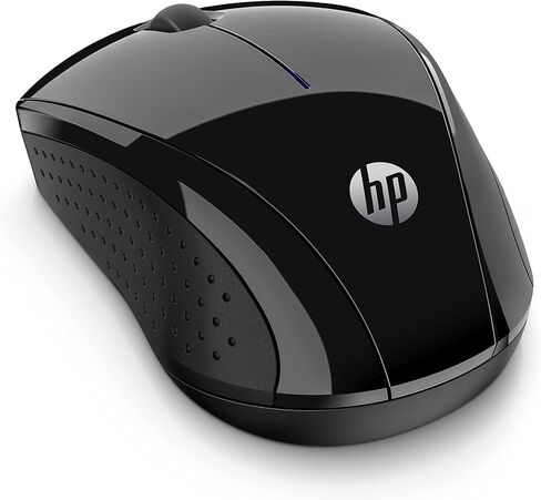 HP X3000 G3 Wireless Mouse - Black, 15-Month Battery, Side Grips for Control, Travel-Friendly, Blue LED, Powerful 1600 DPI Optical Sensor, compatible with Wins PC/Laptop, Mac, Chromebook (683N7AA#ABL) in Saudi Arabia